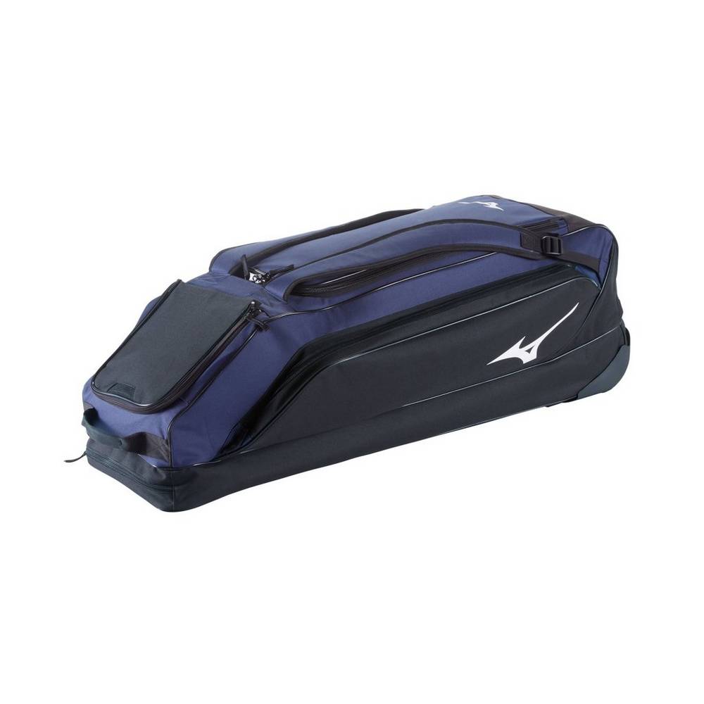 Mochila Mizuno Baseball Classic Wheel G2 - Homem - Azul Marinho - UWZPH4365